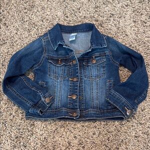 Carter's Blue Jean Jacket Medium-Wash Cropped